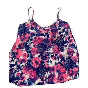 Nymphe Los Angeles bright pink and blue tank! Large